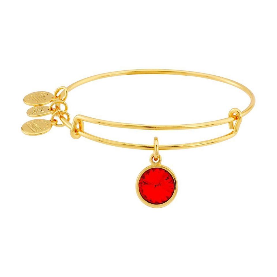 Alex and Ani Birthstone Charm Bracelet