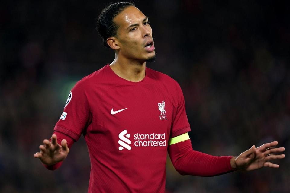 Virgil Van Dijk admits Liverpool need to do some soul-searching (Nick Potts/PA) (PA Wire)