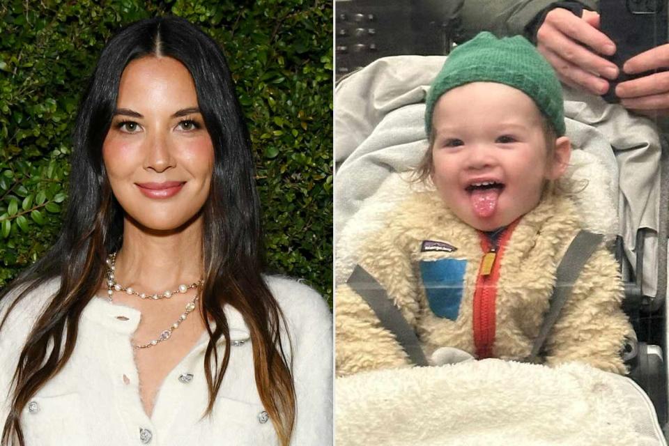 <p>Jon Kopaloff/WireImage, Olivia Munn/Instagram</p> Olivia Munn and her son Malcolm (R)