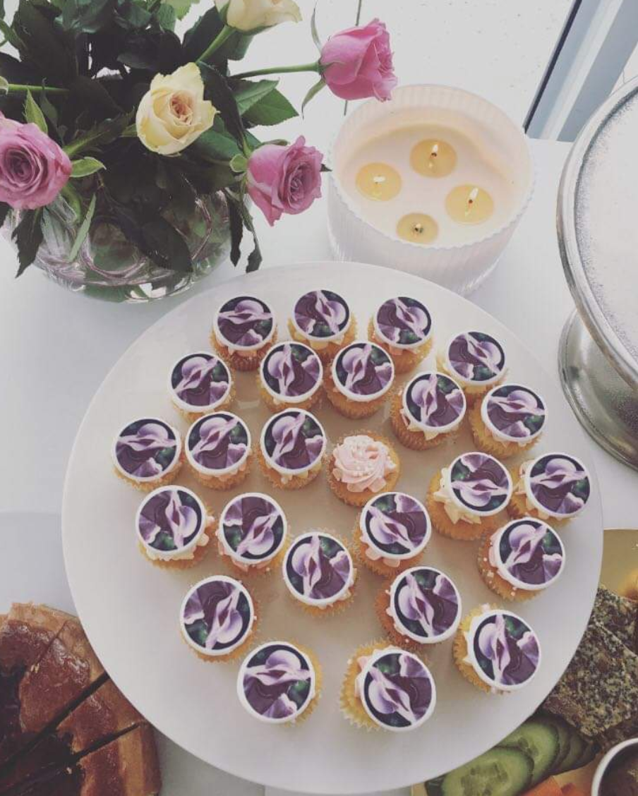 Princess Diana-themed cupcakes at our memorial tea. All photos courtesy Courtesy Rachel Steinbauer