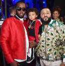<p>At the ripe old age of one, Asahd Tuck Khaled has alreaady hob-nobbed with more celebriities than we could ever dream of being in the same room with. Here he is posing with his pop, DJ Khaled, while being held by P. Diddy backstage at the iHeartRadio Music Awards on Sunday. Wait til the kids at daycare hear about this! (Photo: Kevin Mazur/Getty Images for iHeartMedia) </p>