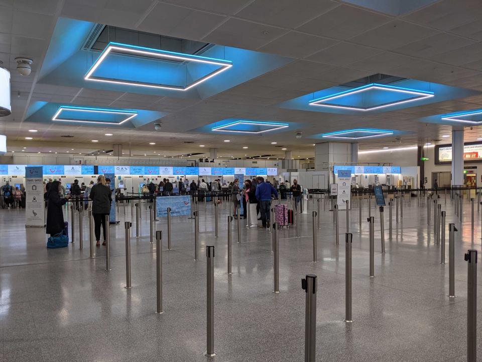 Gatwick Airport at 4am (Cathy Adams)