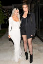 <p>at a dinner celebrating Kim's new fragrance, Crystal Gardenia.</p>