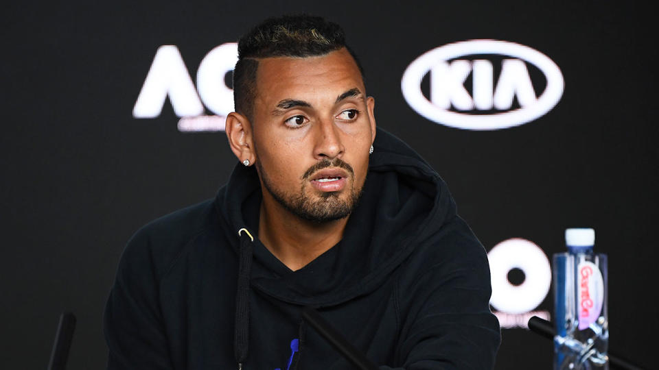 Kyrgios has sparked a heated war of words on social media. Pic: Getty