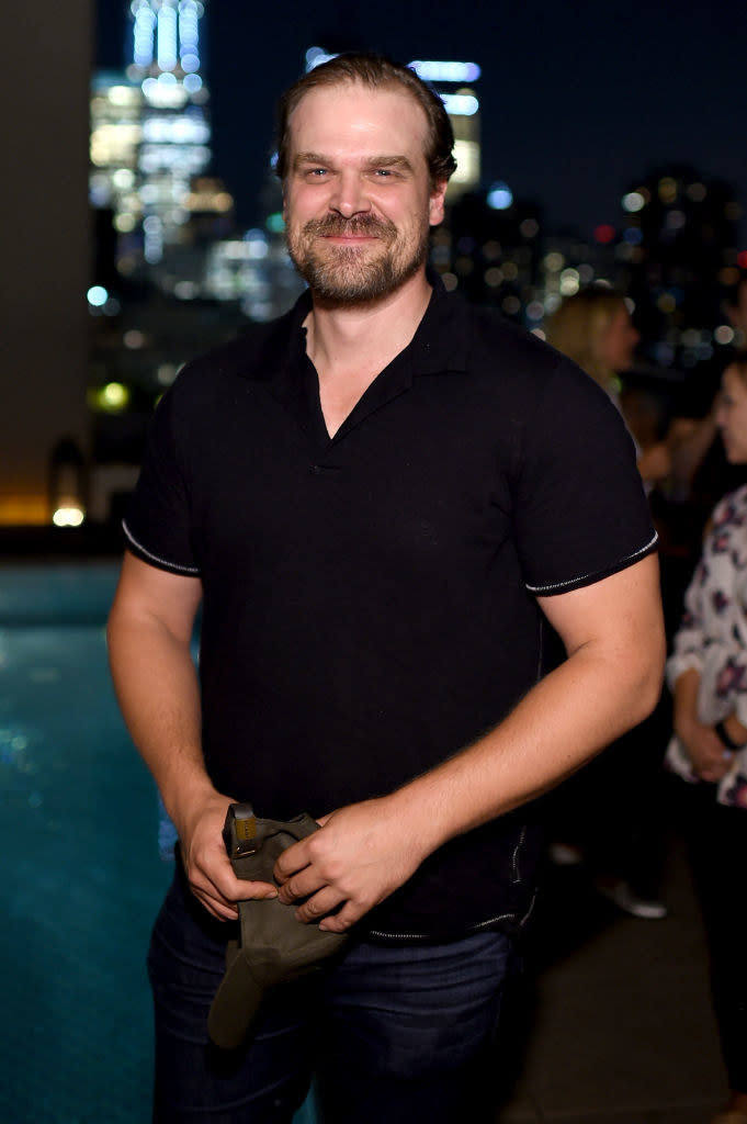 David Harbour attends the "Fun Mom Dinner"- After Party