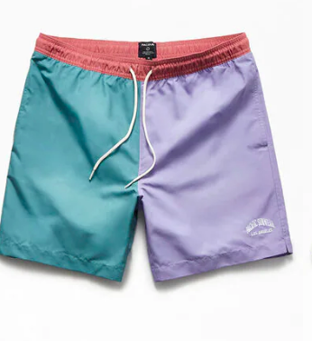 PacSun Recycled Colorblock 17" Swim Trunks
