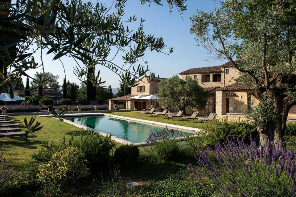 Grounds of the Coquillade Provence Resort &amp; Spa in France