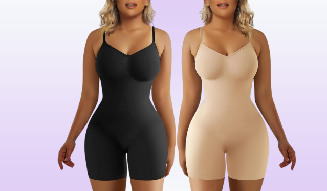 I'm a size 16 & bought a haul from Kim Kardashian's Skims - the bodysuit  was see-through