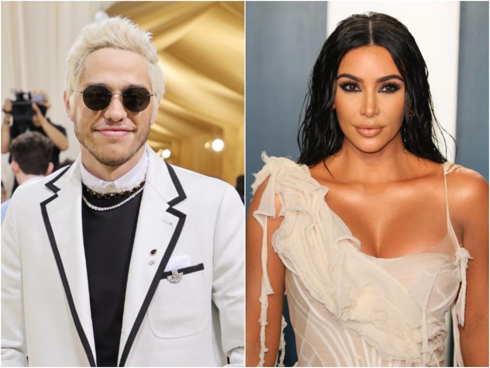 Pete Davidson  and Kim Kardashian (Getty Images)