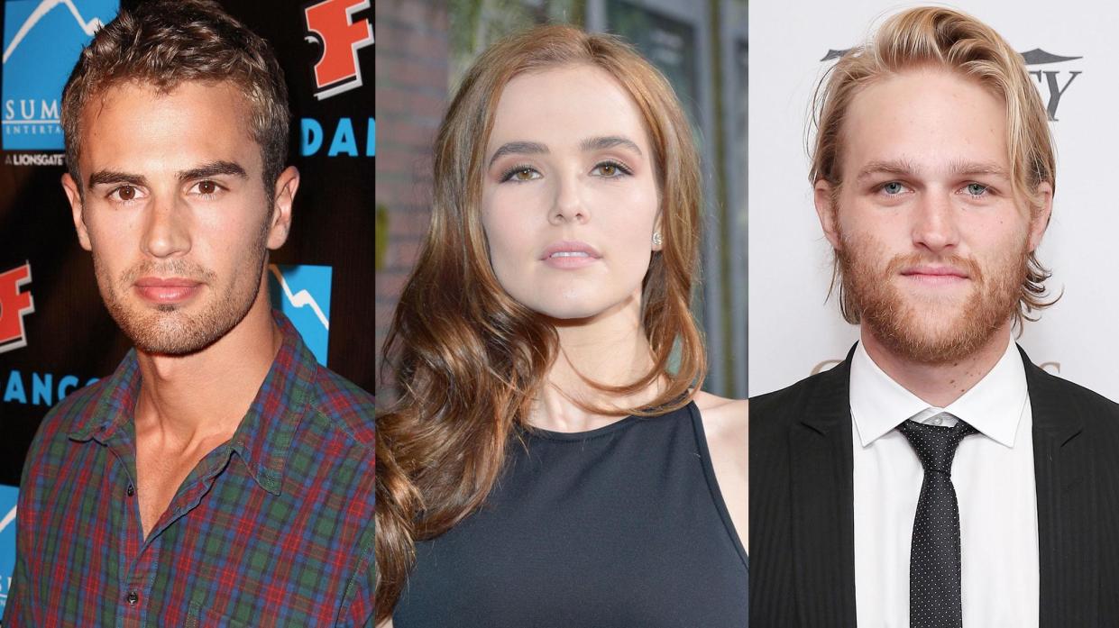 Theo James, Zoey Deutch and Wyatt Russell 