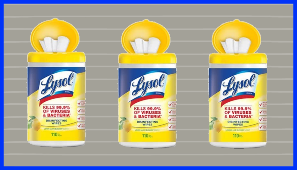 Now's your chance to stock up on Lysol Disinfecting Wipes. (Photo: Amazon)