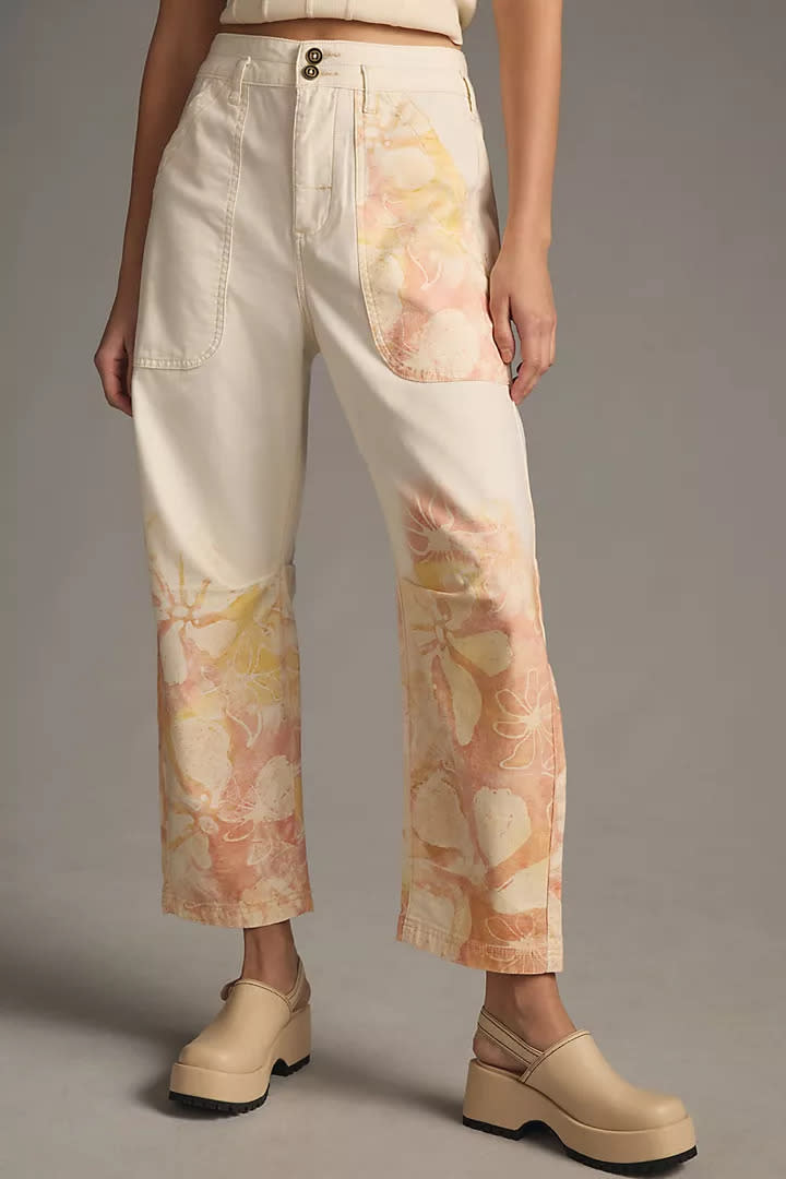 Pilcro Knee-Tuck Pants. Image via Anthropologie.