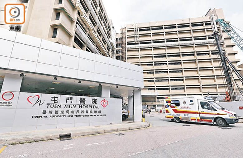 5歲危殆女童正於屯門醫院留醫。