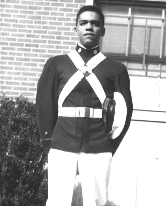 Peddrew as a cadet. (Photo courtesy: Virginia Tech)