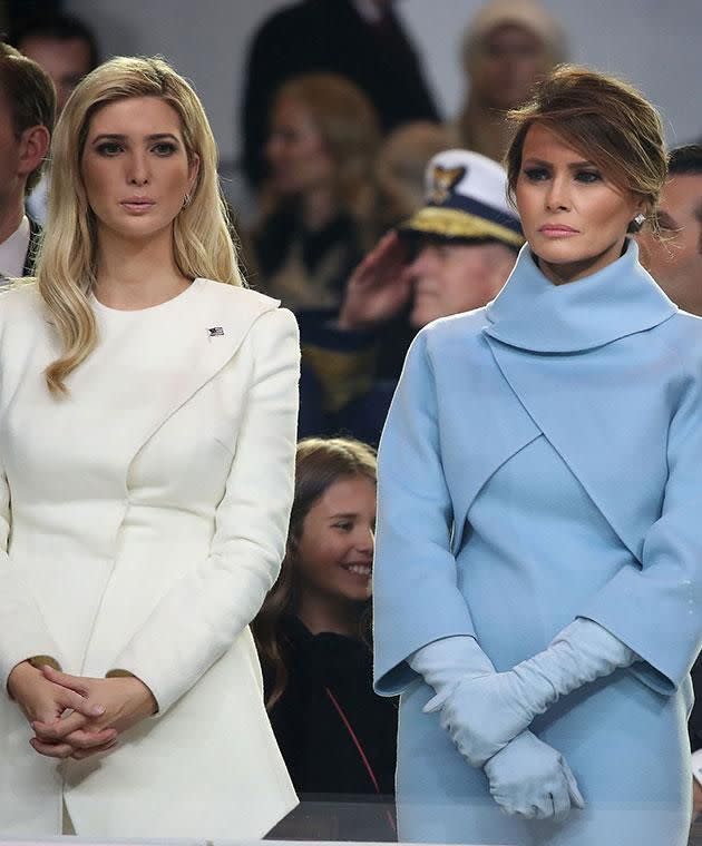 Melania's relationship with Ivanka is said to be less than friendly. Photo: Getty