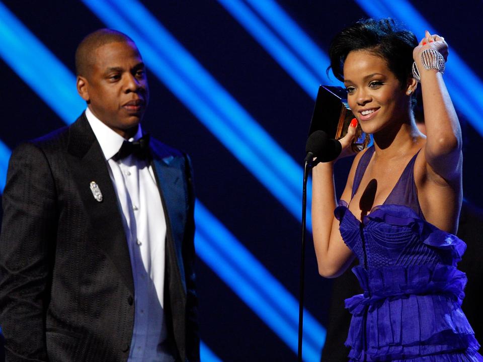 Rihanna and Jay-Z