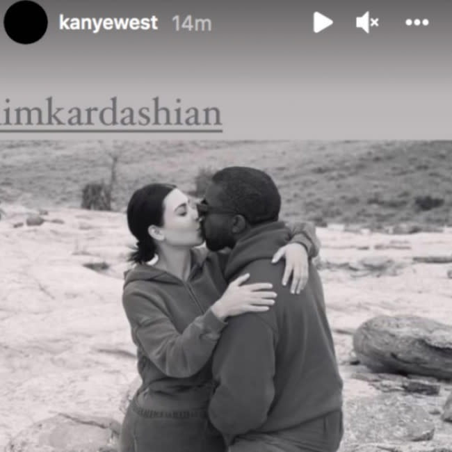 La foto que Kanye ha compartido para tratar de recuperar a Kim credit:Bang Showbiz