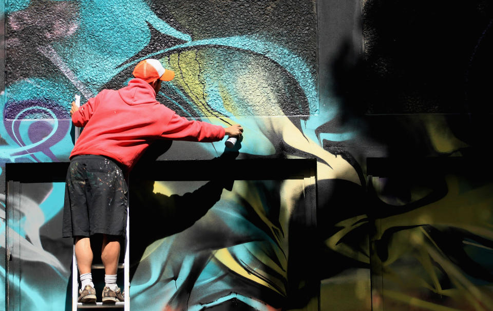 Graffiti Artists Collaborate For Europe's Largest Street Art Project In Bristol