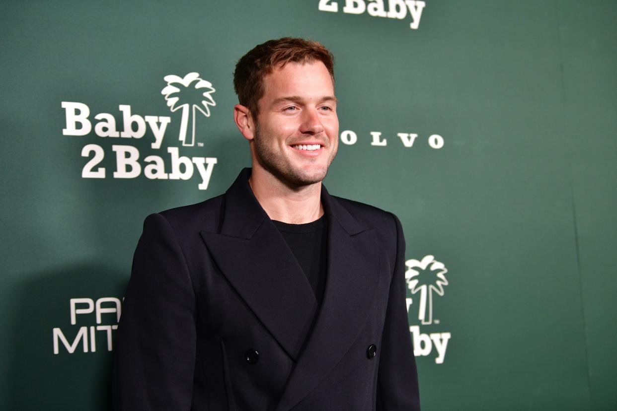 Colton Underwood attends 2023 Baby2Baby Gala at the Pacific Design Center on Nov. 11, 2023 in West Hollywood, California. The gala raises money for children experiencing poverty.