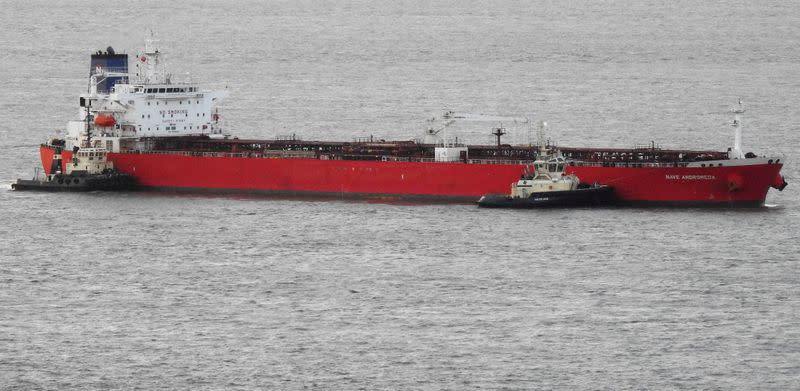 Nave Andromeda is seen in Portishead