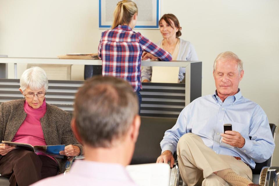 'Surgery receptionists are remarkably busy and ludicrously mean in my experience': Shutterstock