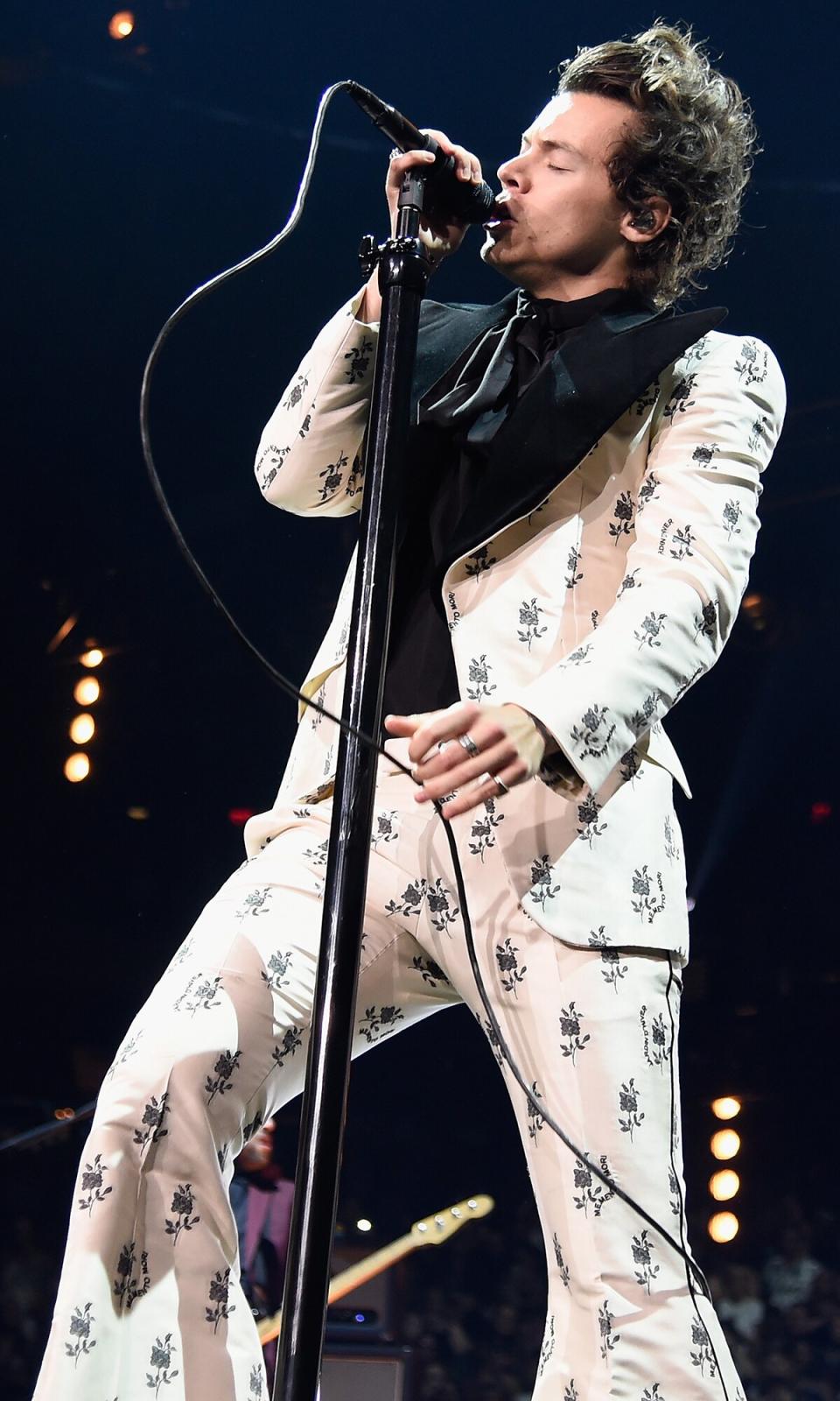 Harry Styles performs onstage during Harry Styles: Live On Tour - New York at Madison Square Garden on June 21, 2018 in New York City