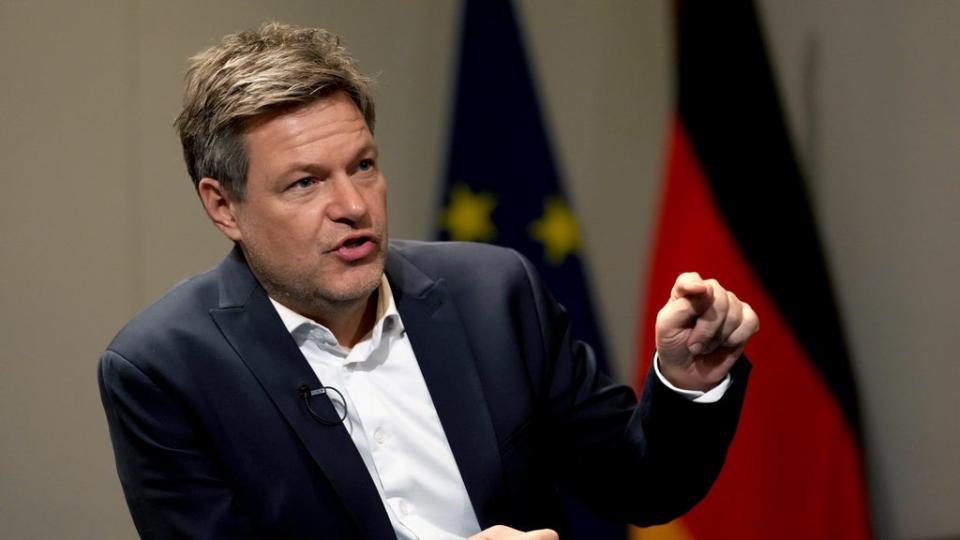 German Economy Minister Robert Habeck, a leading member of the Greens party (Copyright 2022 The Associated Press. All rights reserved)