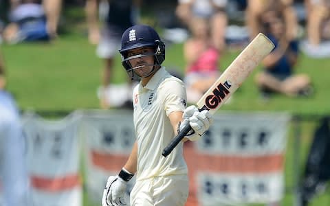 Rory Burns celebrates his half century - Credit: Getty images