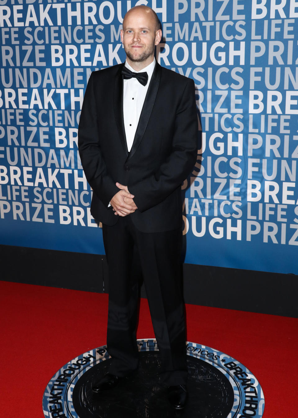 Daniel Ek at the 2018 Breakthrough Prize Ceremony