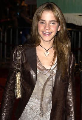 Emma Watson at the Hollywood premiere of Warner Brothers' Harry Potter and The Chamber of Secrets