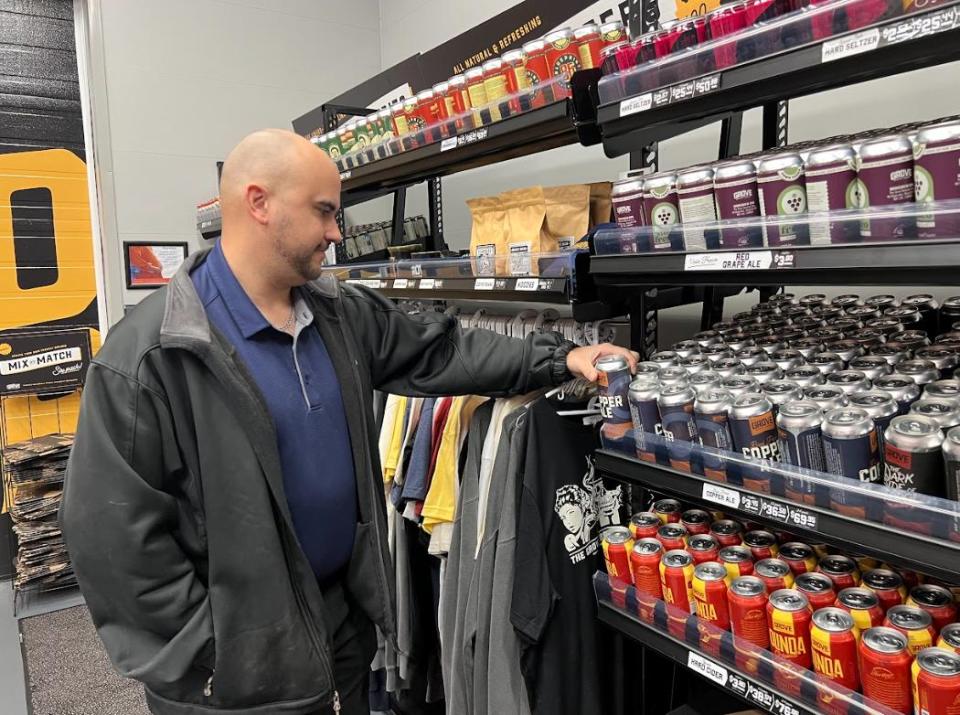 Eric Hodgson, a Kingsville resident who anticipates the release of the doughnut-flavoured beer every year. 