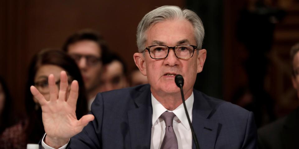 Federal Reserve Board Chairman Jerome Powell, February 12, 2020. REUTERS/Yuri Gripas