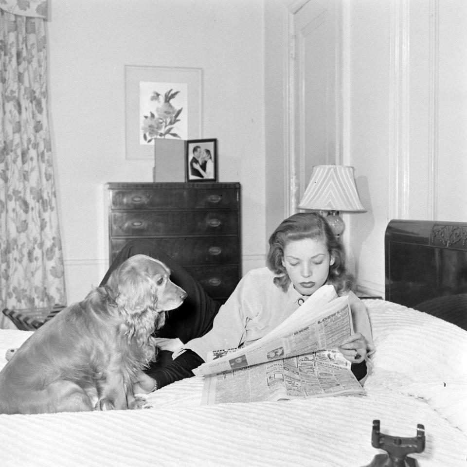 1944: Bacall at Home