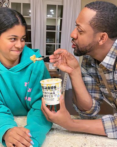 <p>Jaleel White Instagram</p> Jaleel White and his daughter Samaya White