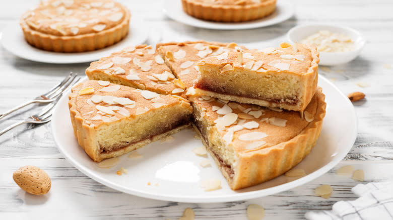 Sliced Bakewell Tart