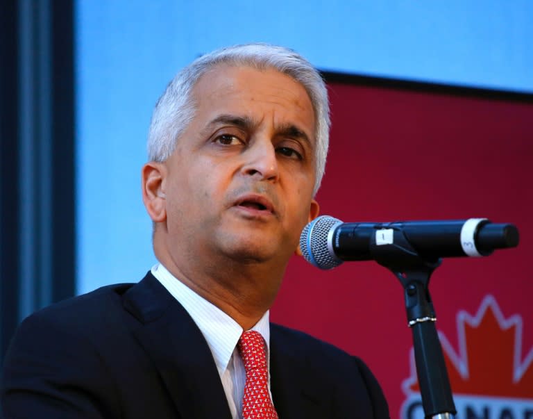 Sunil Gulati, President of US Soccer Federation, speaks at a press conference in New York, in April 2017