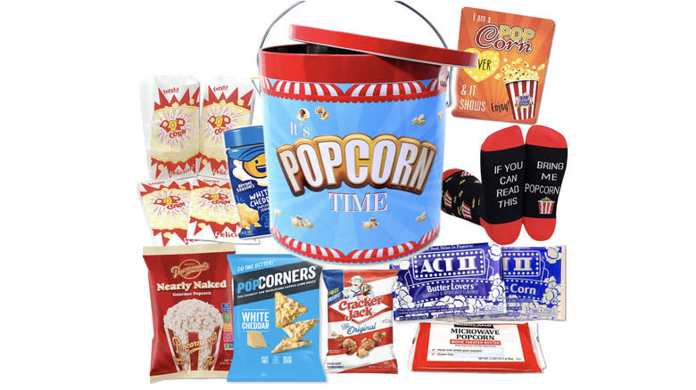 Zelica popcorn lover movie tin