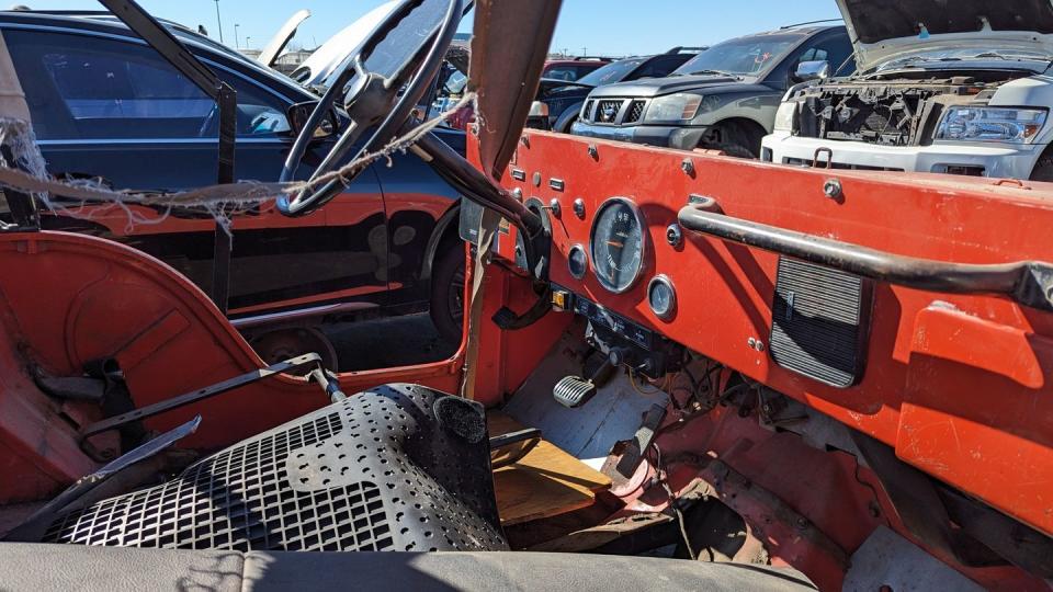 1974 jeep cj5 in colorado junkyard