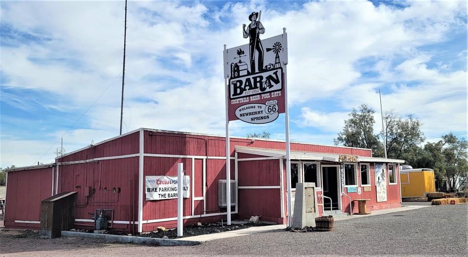 The haunted Barn in Newberry Springs.