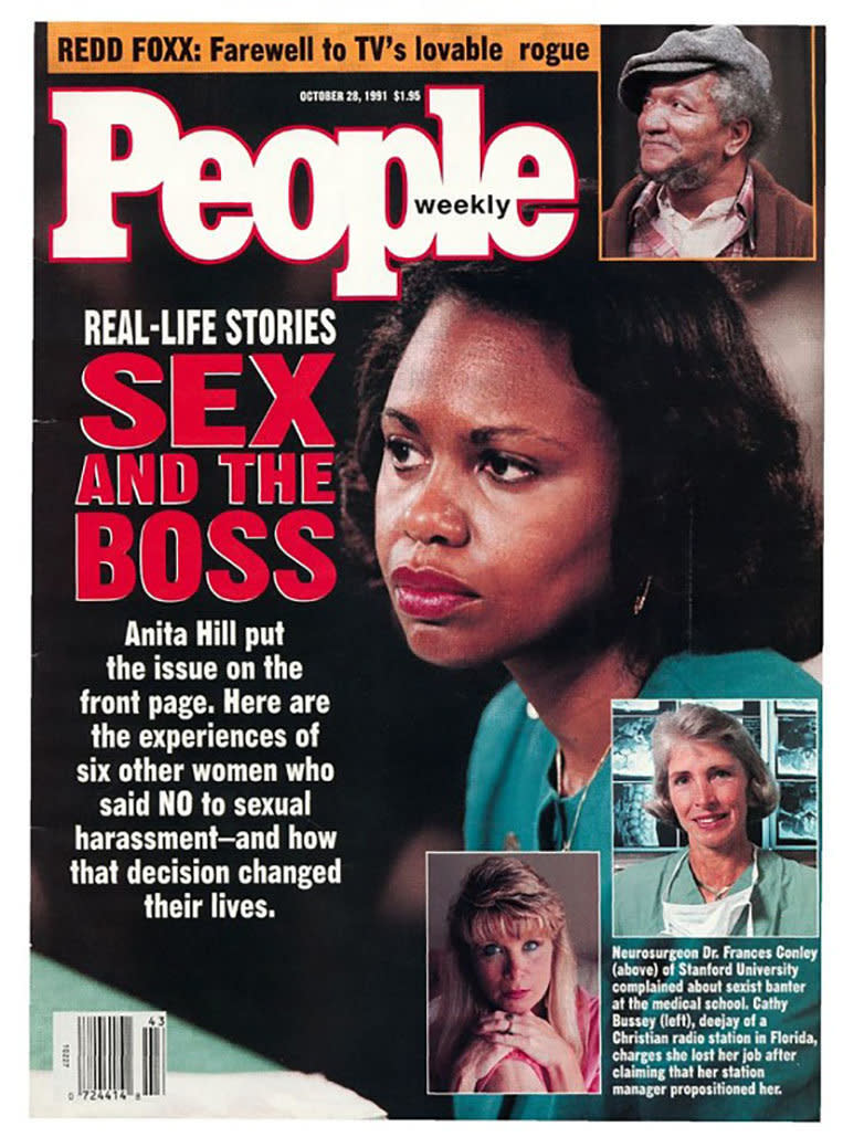 After accusing Clarence Thomas of sexual harassment, Anita Hill testified against him at his Supreme Court confirmation hearings in 1991, and forever changed the way we talk about workplace harassment in the U.S. People magazine covered the trial, and spoke to other women who, because of Hill, felt empowered to share their own experiences.