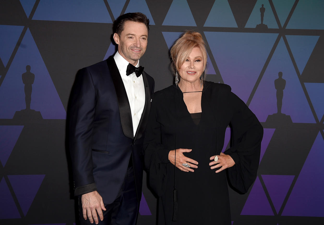 Hugh Jackman celebrated 25 years of marriage to Deborra-Lee Furness with an emotional Instagram post.  (Photo by Kevin Winter/Getty Images)