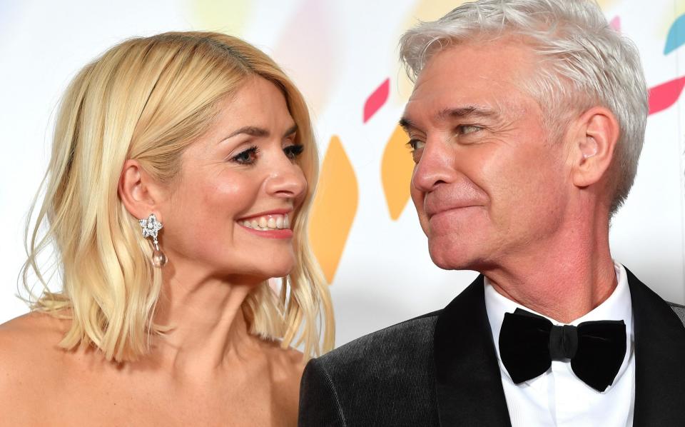 Holly Willoughby and Phillip Schofield at the National Television Awards in 2020 - Gareth Cattermole/Getty Images