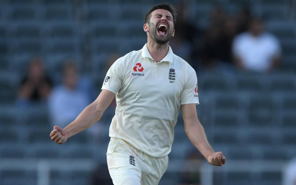 Mark Wood enjoyed himself during the second day of the final Test at the Wanderers - scoring 35 not out with the bat and then taking three for 21 with the ball  - Getty Images Europe