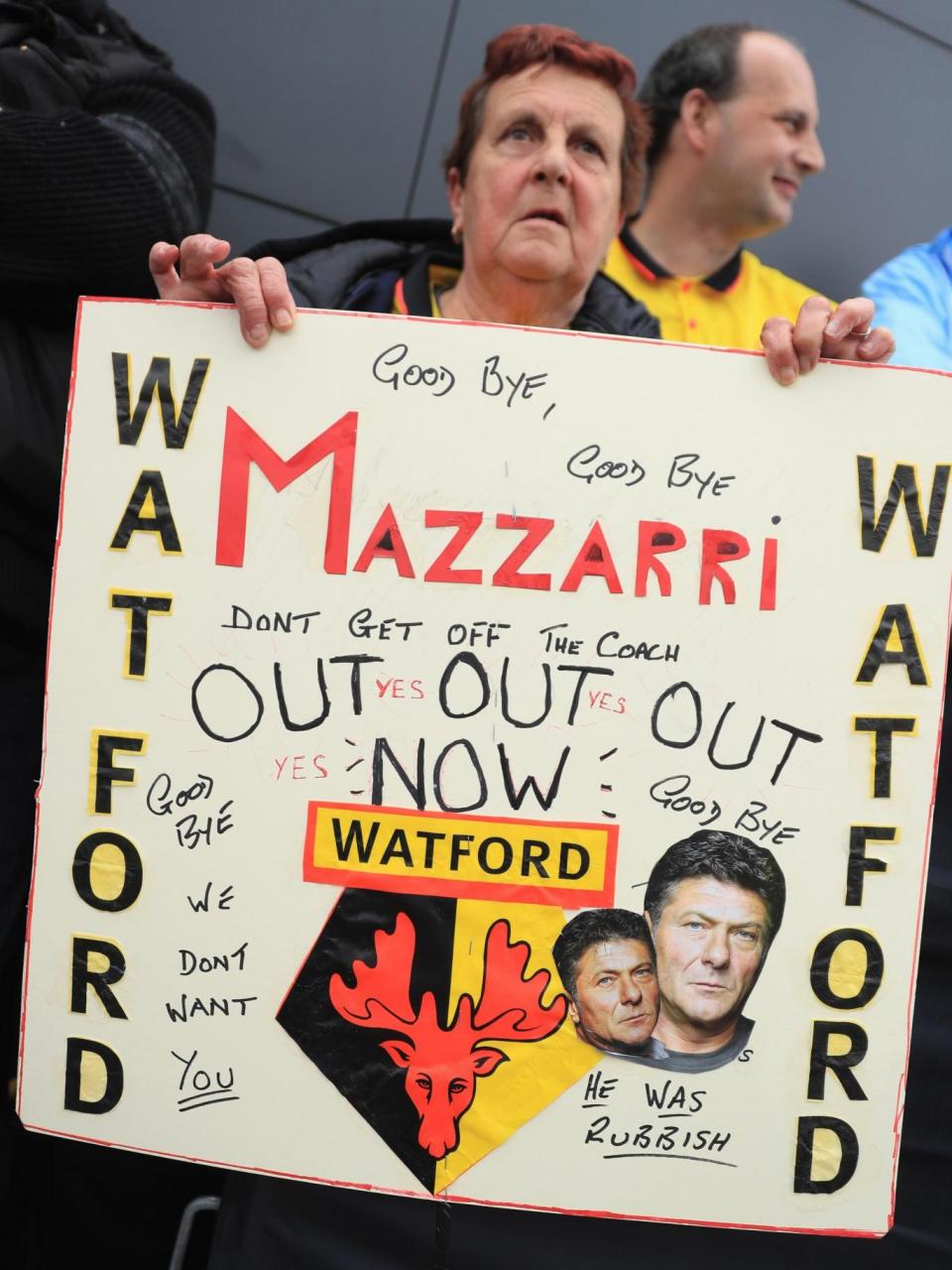 Mazzarri failed to win over the Wafford support (Getty)