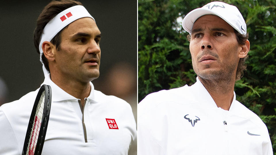 Roger Federer thinks the surface at Wimbledon is slow this year - but Rafael Nadal disagrees.