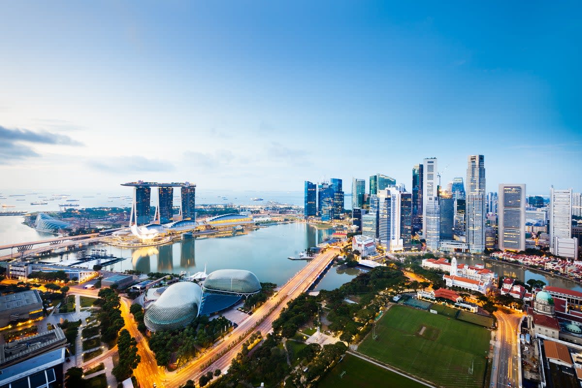 Singapore’s Central Business District (Getty Images)