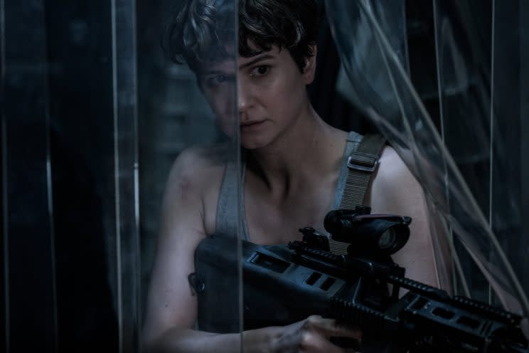Katherine Waterston in 2017's 'Alien: Covenant' (credit: 20th Century Fox)