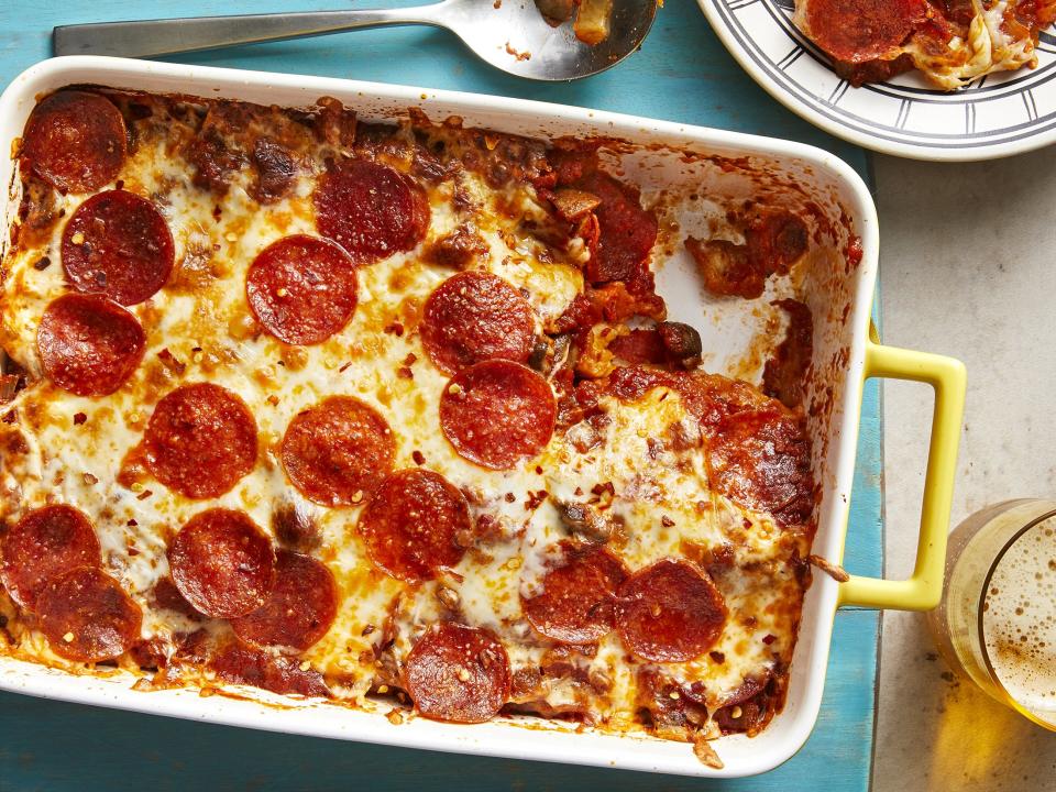 Pepperoni Pizza Casserole