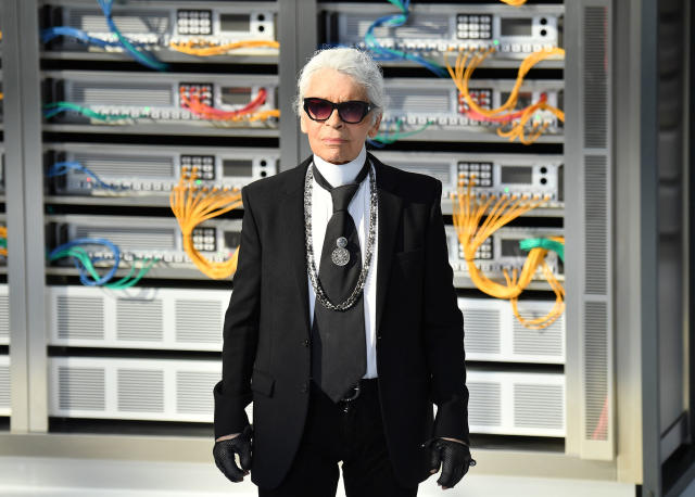 Karl Lagerfeld quote: Dieting is the only game where you win when