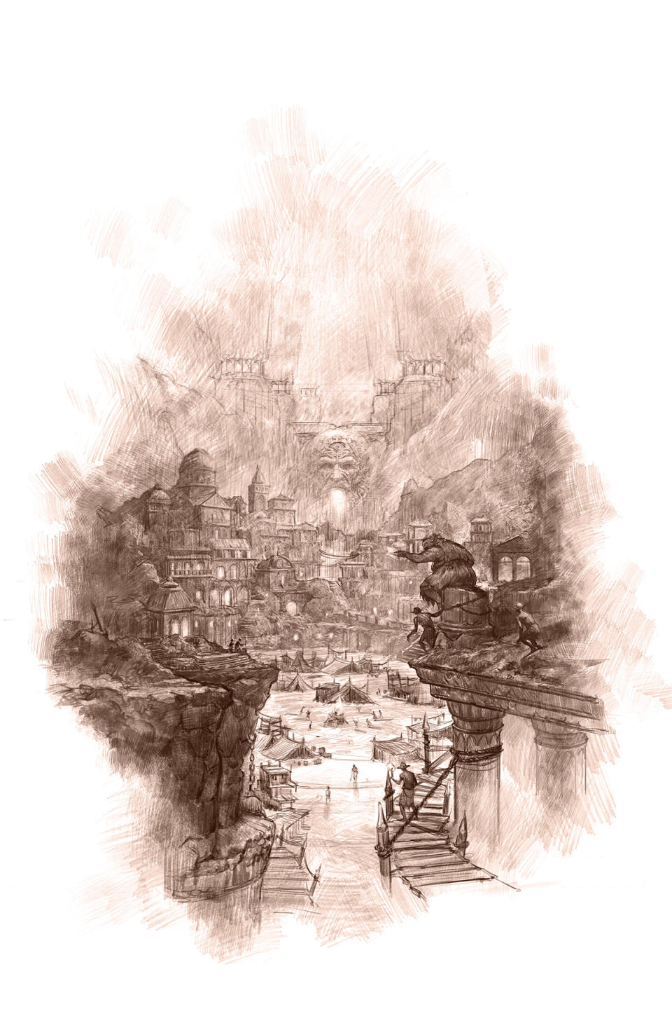 Interior artwork from Moria - Through the Doors of Durin